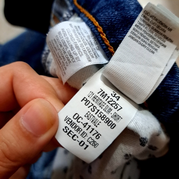 Lucky brand | Blue Denim Jeans heritage slim short W34 L30 - Picture 11 of 11